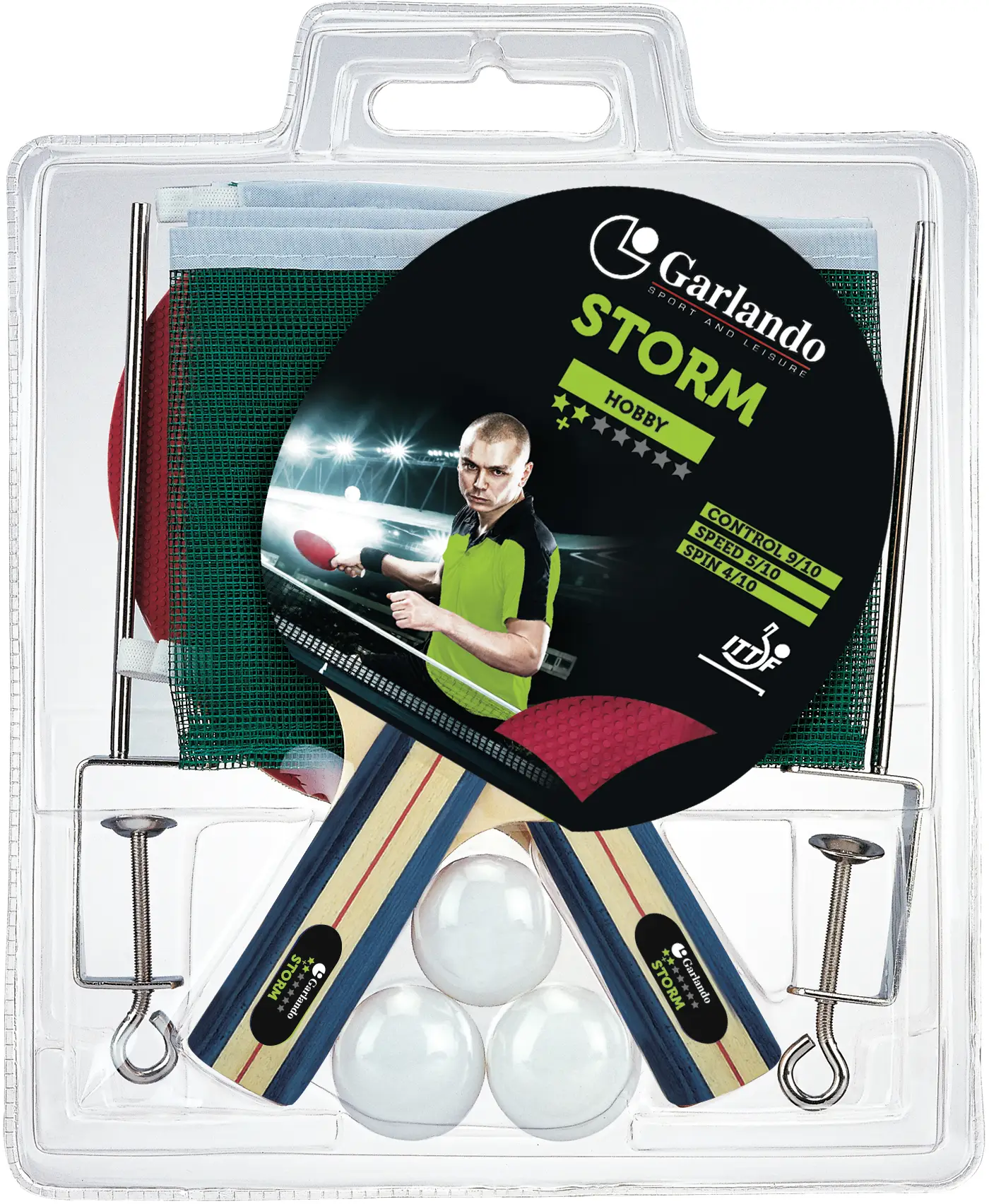 nabir-dlia-nastilnoho-tenisu-garlando-storm-plus-2c4-55-74519398279805